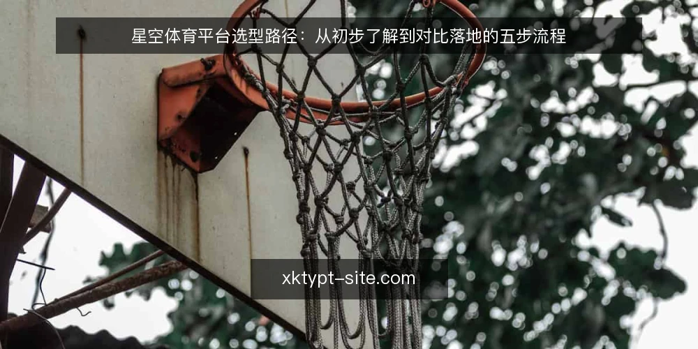 星空体育平台选型路径：从初步了解到对比落地的五步流程 — 第一步：明确使用场景与核心需求 配图